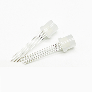 Super Bright共通アノード/カソードフラット8ミリメートル4ピン<span class=keywords><strong>rgb</strong></span>拡散<span class=keywords><strong>led</strong></span>ダイオード - Product Image 1
