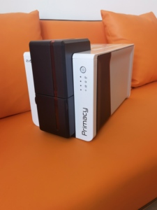 Evolis pripri2 çift taraflı plastik PVC kimlik kartı yazıcı makinesi ile bir YMCKO renk şerit - Product Image 4