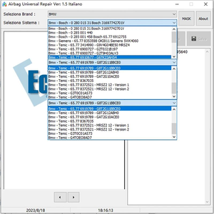 Airbag <strong>Universal</strong> Repair V1.5 Airbag Reset Tool ECU <strong>Programmer</strong> for BMW for VAG ECU Chip Tuning File Airbag Reset <strong>Software</strong>