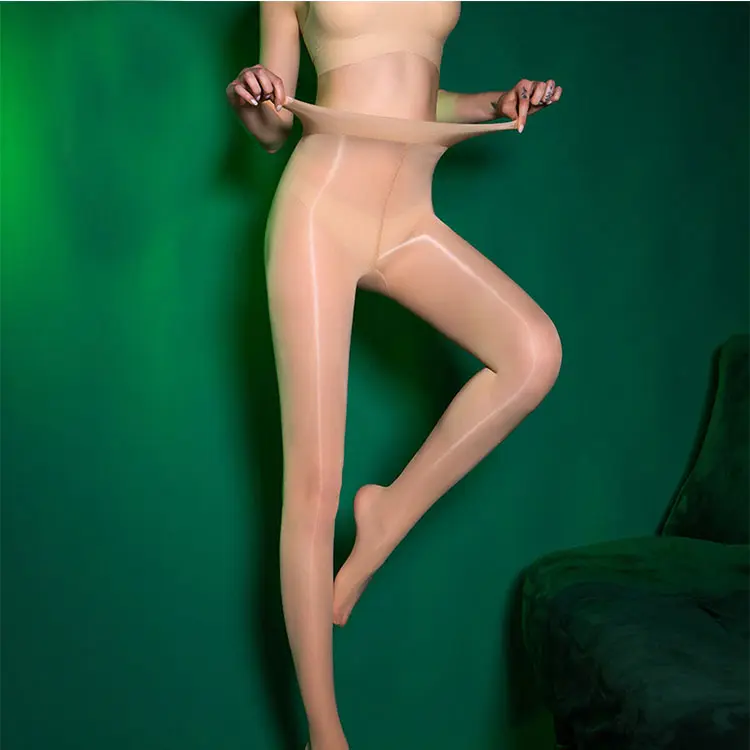 Shiny 8D Celana Ketat Wanita Mengkilap, Celana Ketat Legging Reflektif Sangat Meregang Berminyak Tebal