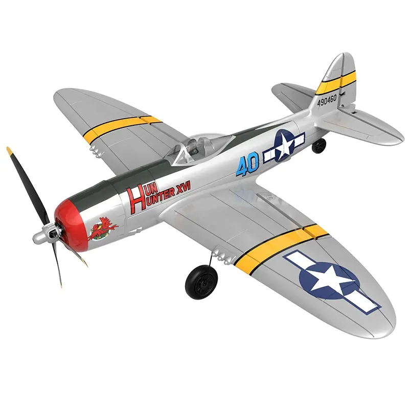 P-47 Bliksemschicht 2.4G Spanwijdte 400Mm Epp Beginner Aerobatic Lichtgewicht Afstandsbediening Rc Jet Jager Verjaardagscadeau Voor Tieners