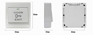 Interruttore Touch da ufficio serratura porta porta di vetro pulsante di uscita per sistema di controllo accessi - Product Image 4