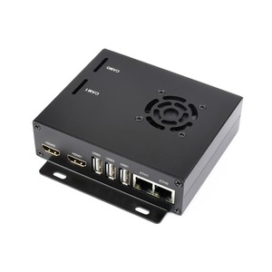 WIFI6 Dual ETH Mini-Computer Designed for <strong>Raspberry</strong> <strong>Pi</strong> <strong>Compute</strong> <strong>Module</strong> 4(NOT Included), Onboard M.<strong>2</strong> E KEY Slot - Product Image 1