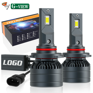 Gview อุปกรณ์ตกแต่งรถยนต์ G15ระบบให้แสงสว่างอัตโนมัติ9005 HB3 9006 HB4หลอดไฟ LED ชุดแปลงหลอดไฟหน้าอุณหภูมิ6000K สี - Product Image 1