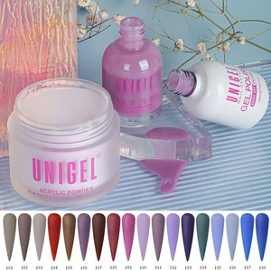 Unigel ขายส่ง #181-#198ระบบเล็บ unigel 3in1จับคู่สีอะคริลิคจุ่มเจลและเคลือบเล็บ vagan - Product Image 2