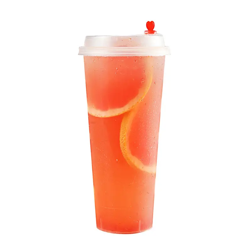 Пластиковая чашка для холодного напитка диаметром 90 см