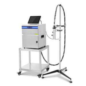 Stampante a getto d'inchiostro CIJ continuo macchina di codifica industriale intelligente a getto d'inchiostro per cavo, tubo, bottiglia, scatola, borsa, supporto OEM - Product Image 2