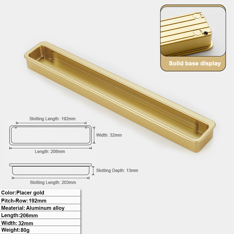 192mm Hole distance - Placer gold