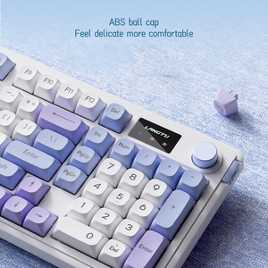 Teclados mecánicos inalámbricos para juegos Hot Swap Rgb Blue Tooth Keyboard Teclado recargable con cable con perillas multifunción - Product Image 4