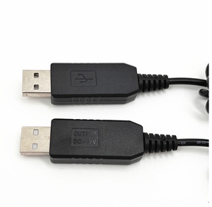 <strong>USB</strong> DC 5V to DC 12V 1A Converter Cable <strong>USB</strong> to 5V Voltage Power Supply Cable with DC Jack 5.5 X <strong>2</strong>.1mm for Audio Wireless Router - Product Image 5