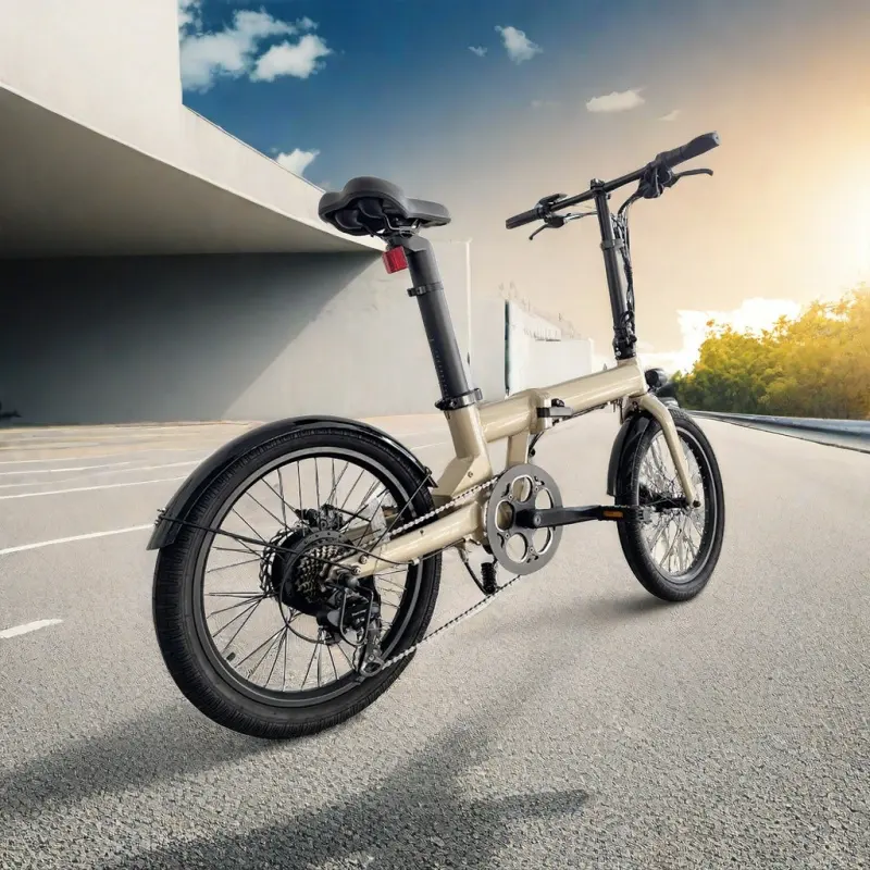 Bicicleta eléctrica completa de alta calidad, bicicleta eléctrica de una pieza, 2 ruedas, 20 pulgadas, 48V, 500W