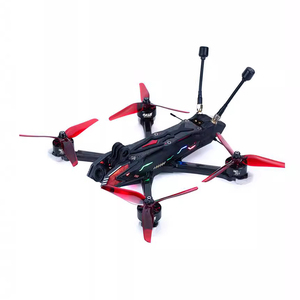 高品質レーシングドローン5インチFPV VTX GPS DC/スクエアXフレームフリースタイルFPVキットカーボンファイバークワッドコプターFPVドローン
