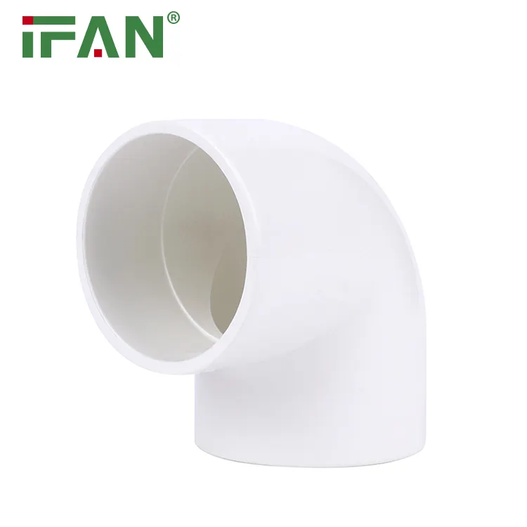 IFAN SCH40 ASTM2466 tutkal bağlantısı UPVC boru ve bağlantı parçaları PVC malzemeler plastik bağlantı parçaları