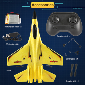 大人のための3軸ジャイロリモコンRC飛行機モデル飛行機のおもちゃで翼を固定するのが簡単 - Product Image 3