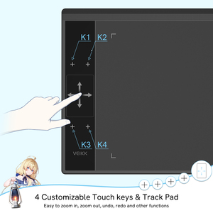 VEIKK A30 10インチ描画タブレット8192レベルパッシブペン10インチグラフィックスタブレットコンピュータシステムに対応 - Product Image 3