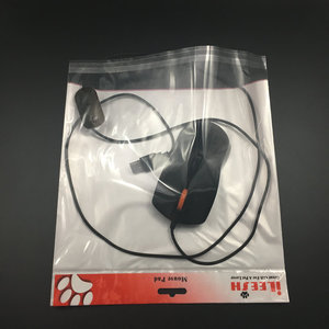 30 MIC promoción al por mayor tamaño personalizado claro transparente encabezado de tarjeta embalaje plástico CPP OPP bolsa autoadhesiva para joyería - Product Image 3