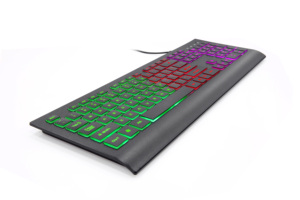 Teclado de ordenador con interruptor mecánico, retroiluminado RGB, USB, teclado para juegos de 104 teclas con Material ABS para ordenador portátil de escritorio, Nueva Inglaterra - Product Image 3