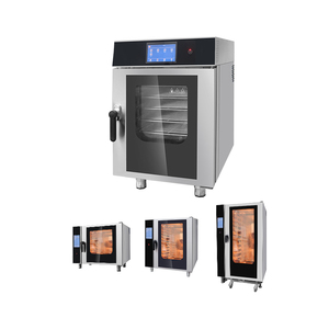 Lò nướng màn hình cảm ứng thông minh thương mại 5 lớp để xử lý hàng loạt Lò nướng Combi áp suất cao để nấu nhanh - Product Image 1