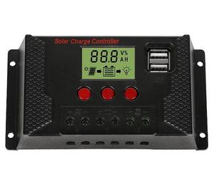 30A12V/24V контроллер солнечного заряда PWM солнечная панель регулятор с двумя выходными портами USB - Product Image 4