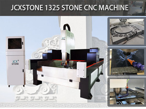 JCXSTONE墓碑雕刻3d石材数控路由器雕刻切割机，用于花岗岩和大理石墓碑制作机 - Product Image 3