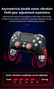 ABS Plastik Gaming kabellos Bluetooth-Joystick Spielkonsole-Controller für PS Switch Android iOS Windows PC Gamepad - Product Image 4