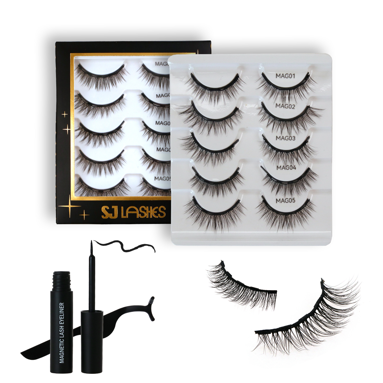 Kit de 5 pestañas magnéticas MAG