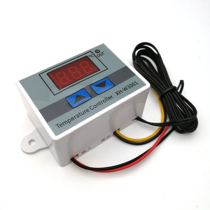 Controlador de temperatura <span class=keywords><strong>digital</strong></span> XH-W3001 12v24v220vAC com termostato e sensor NTC, interruptor de controle de exibição de microcomputador
