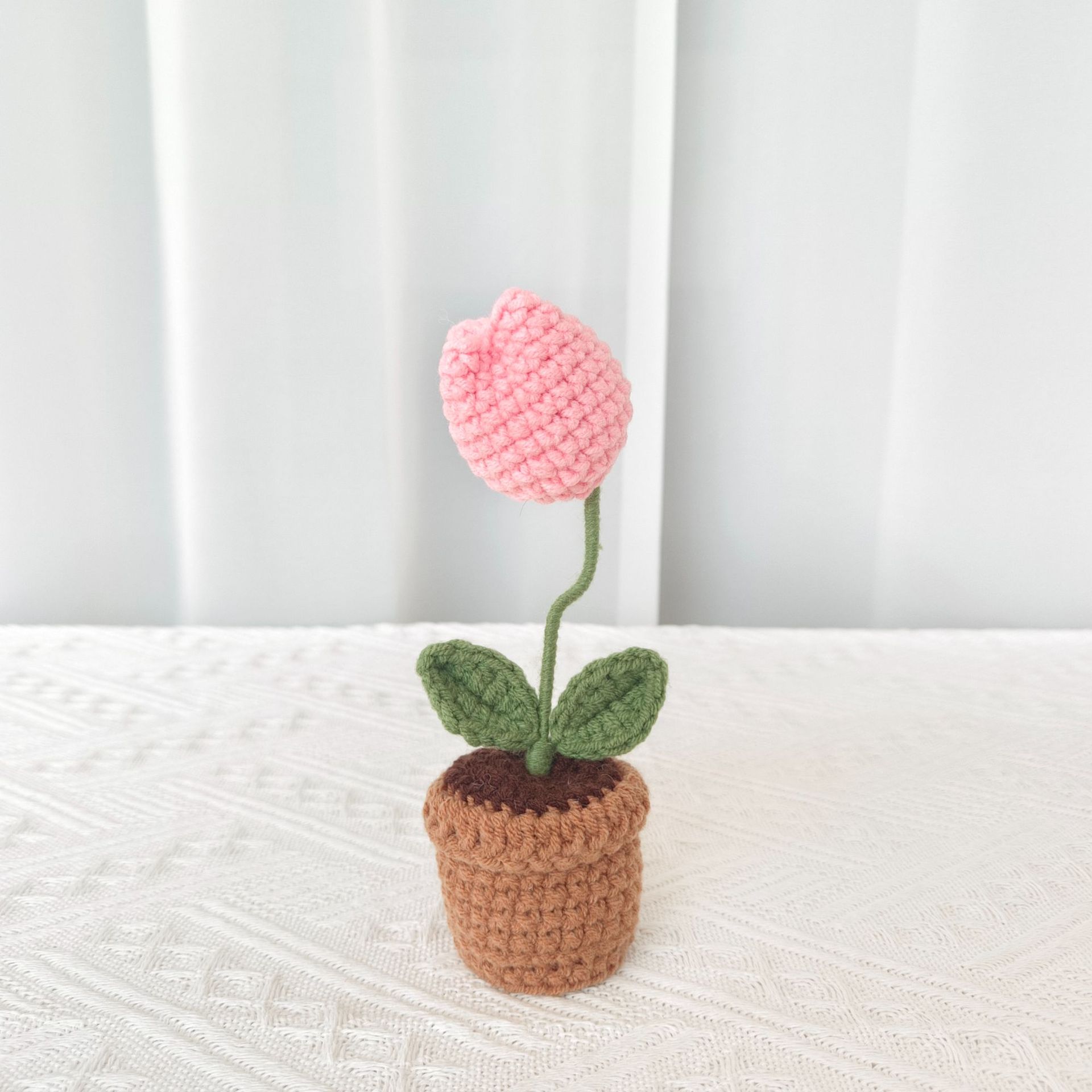 A pink tulip basin