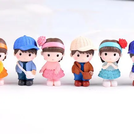 Mini Cake Topper per il Bambino Doccia Bambini Festa di Compleanno Della Decorazione Scrivania Forniture resina turchia figurine