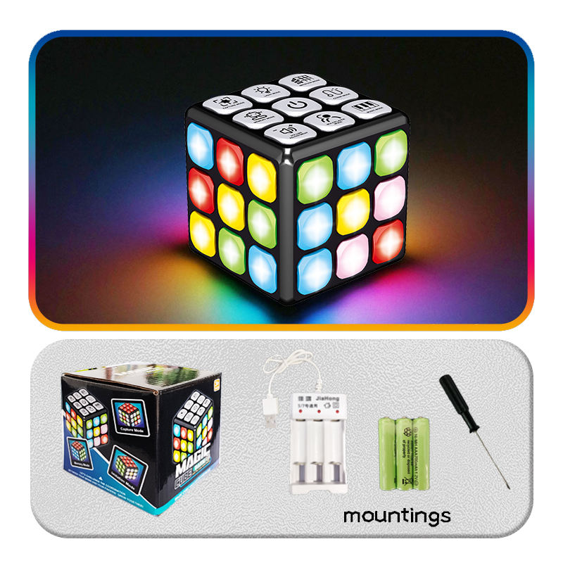 Cube magique coloré