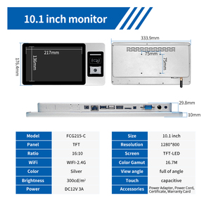 Verificador OEM de 10,1 \ "con lector de código QR POS para precio de pasillo de supermercado y Verificación de Precios de consulta de productos básicos MOQ bajo directo de fábrica - Product Image 6