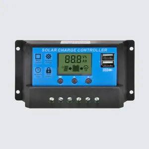 12V/24V Pwm regolatore di carica solare Display LCD ROHS certificato MPPT Mini Flexibilitiy 10A/20A/30A Max PV per Controller di illuminazione - Product Image 1