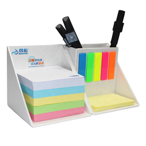 Promotional Fashionable Design Colorful Customized Sticky Notes <strong>Cube</strong> <strong>Memo</strong> Pad Printing with Pen Holder Box Set - Product Image 6
