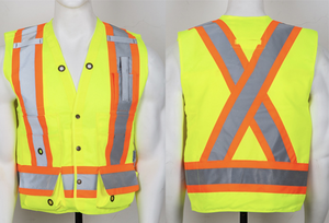 反光安全服反光背心建筑夹克高能见度工作安全反光安全背心 - Product Image 5