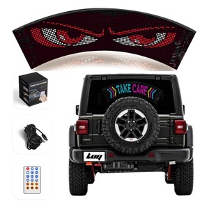 Pantalla de desplazamiento Flexible Led programable grande para coche, arco inteligente, pantalla Led Flexible, palo en vidrio para publicidad de coche - Product Image 1
