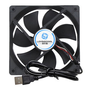 カスタマイズ異なるサイズのコンピューターケースファン120mmDCボールベアリングPCファンコンピューターUSBファン高速 - Product Image 1
