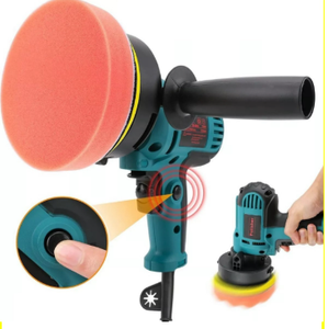 Máy đánh bóng xe công suất cao 125mm cầm tay với miếng đệm máy 5 inch dụng cụ tẩy lông sàn điện để sửa chữa vết xước bề mặt gỗ - Product Image 1