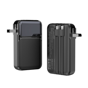 PD22.5W TYPE C Fast Charger with AC Plug Portable 10000 Mah <strong>Power</strong> <strong>Bank</strong> Built in Cable Digital Display PowerBank - Product Image 1