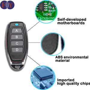 Vendita calda 4 pulsanti Wireless RF porta da Garage telecomando apprendimento universale Clone rotolamento codice telecomandi più venduti - Product Image 4