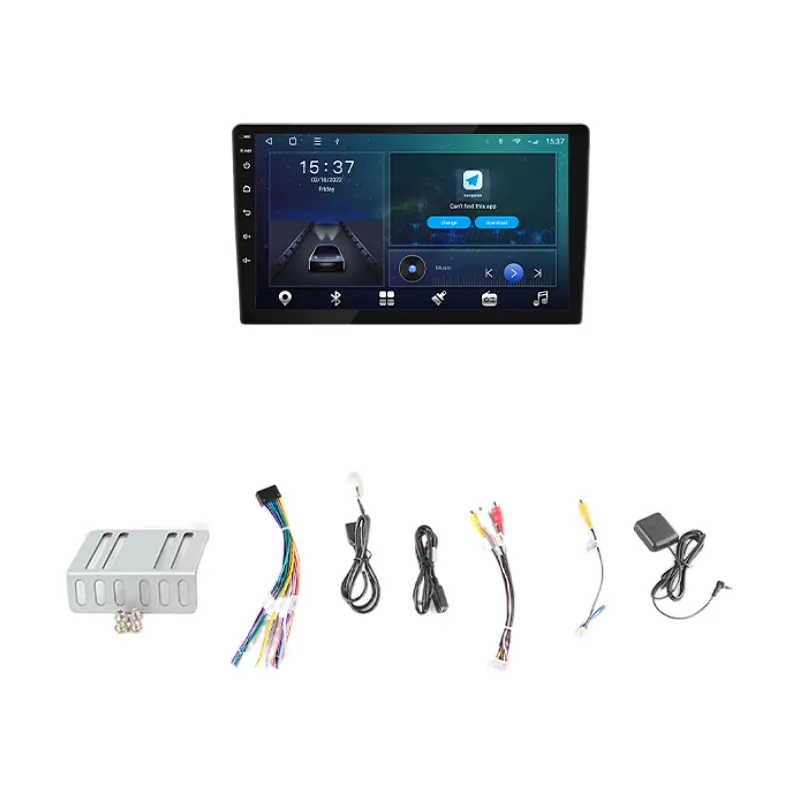 Car android universal double din universal car android video player con dsp carplay auto 4glte fm rds am TS18 4 + 64G