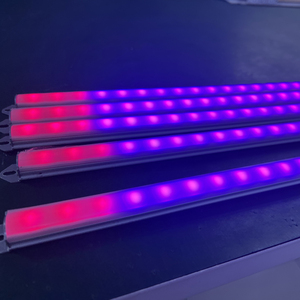 5050RGB 72leds 12V led şerit ışık WS2811 piksel adresli led alüminyum profil led şerit ışık açık - Product Image 1