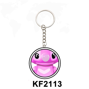 พวงกุญแจ KF2113 KF2112รูปการ์ตูนอนิเมะ Lio ชุดตัวต่อขนาดเล็กตัวต่ออิฐของเล่นสำหรับเด็ก - Product Image 6