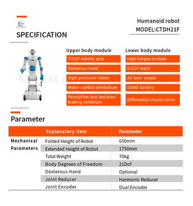 หุ่นยนต์ปัญญาประดิษฐ์รูปทรงมนุษย์จำนวนมากสำหรับการขนถ่ายวัสดุและการผลิตอุตสาหกรรม - Product Image 4