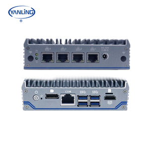 Nuevo Material Micro Firewall Pfsense J4125 sin ventilador Quad Core 4 Gigabit LAN HD DP M.2 ranuras sistema integrado para Red de cortafuegos - Product Image 6