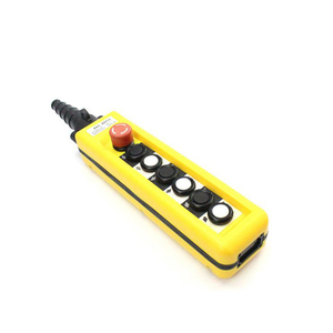 10-position Emergency Stop 7 <strong>Buttons</strong> 2 Rotating <strong>Button</strong> Rainproof Running Switch Handheld Hoist <strong>Control</strong> Hoist <strong>up</strong> and Down Lifting