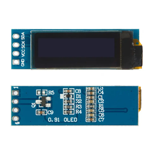 0,91 Zoll OLED-Modul Weiß/Blau OLED 128 X32 OLED LCD-LED-Anzeige modul 0,91 "IIC Comm unicate ROHS-Zertifizierung - Product Image 5