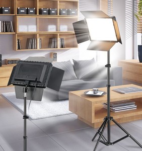 Rl-900 <strong>Led</strong> Portable Camera Light - Lamp Series <strong>Led</strong> Video Light 23x16cm RL900 3000-6500K with the Direction of the Light Flow - Product Image 6