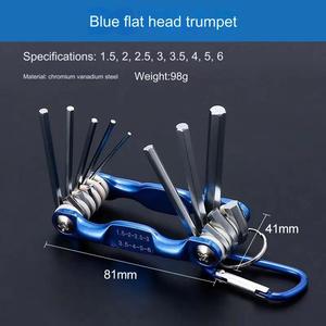 8 Pcs Customized <strong>Logo</strong> Portable Allen Wrench Set Folding <strong>Hex</strong> <strong>Key</strong> Set <strong>Hex</strong> Portable Wrench Set - Product Image 2