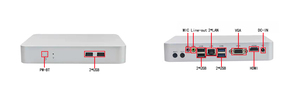 Mini PC Win 10 Intel Core i7 5500U Computer Desktop con VGA HD WIFI HTPC TV Box USB3.0 Mini pz - Product Image 5