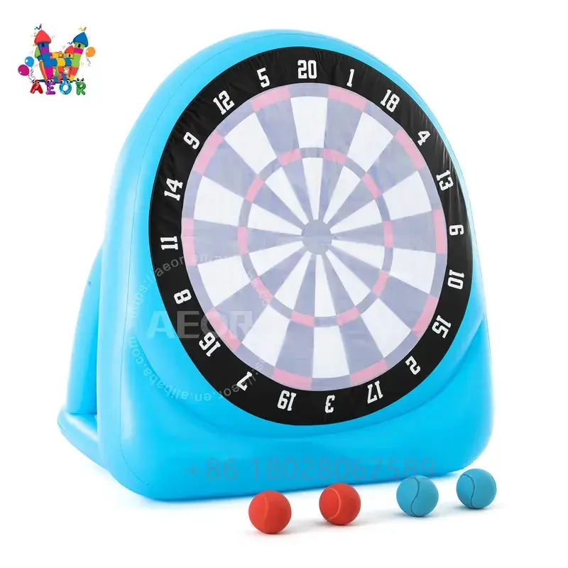 Inflatable Football Dart Board for kids adults Pvc Outdoor Shooting Inflatable Toys Inflatable Soccer Ball Dart Game Carnival